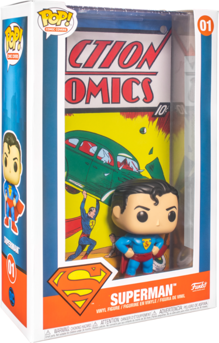Superman - Action Comics #1 Pop! Comic Covers Vinyl Figure
