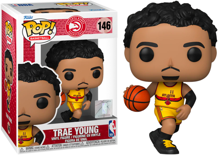 NBA Basketball - Trae Young Atlanta Hawks 2021 City Edition Jersey Pop! Vinyl Figure