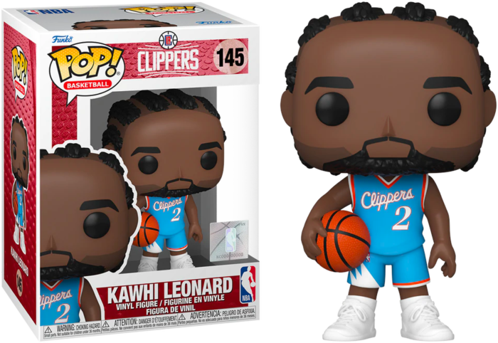 NBA Basketball - Kawhi Leonard Los Angeles Clippers 2021 City Edition Jersey Pop! Vinyl Figure