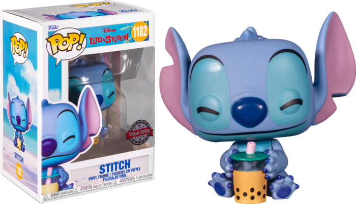 Lilo & Stitch - Stitch with Boba Tea Pop! Vinyl Figure