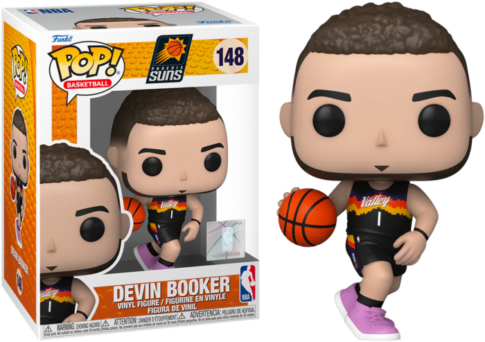 NBA Basketball - Devin Booker Phoenix Suns 2021 City Edition Jersey Pop! Vinyl Figure