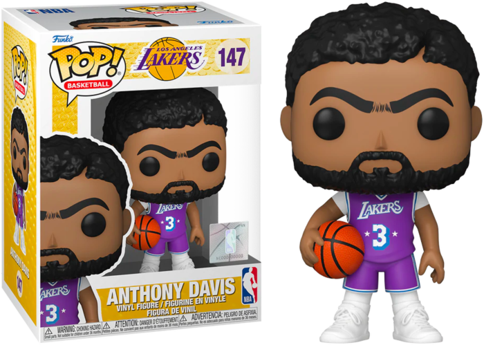 NBA Basketball - Anthony Davis L.A. Lakers 2021 City Edition Jersey Pop! Vinyl Figure
