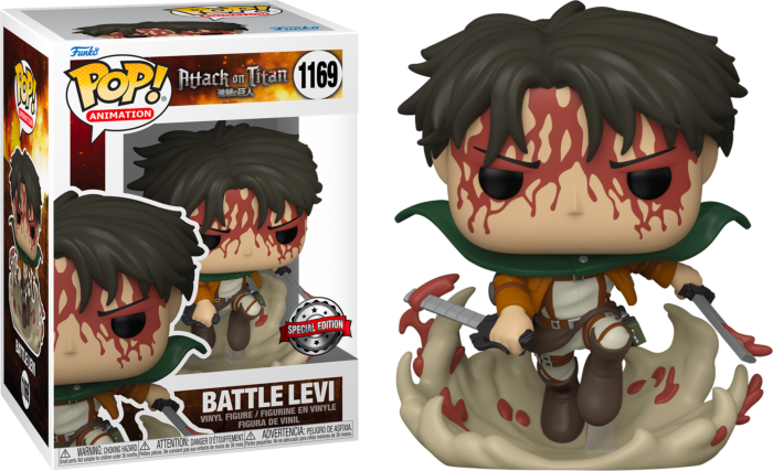 Attack on Titan - Battle Levi Pop! Vinyl Figure
