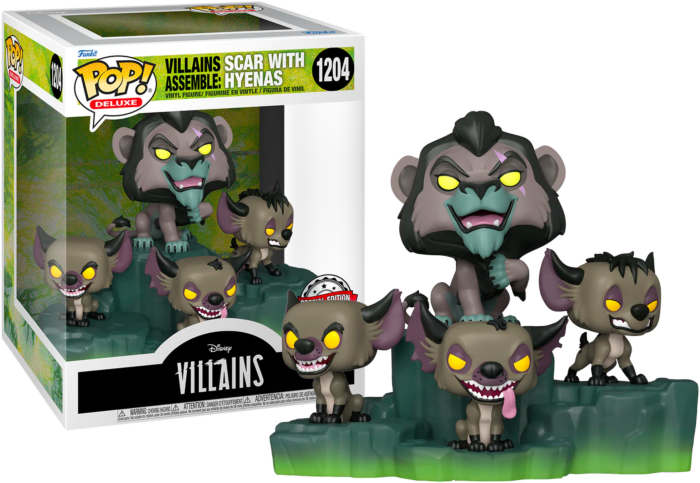 Disney Villains: Assemble - Scar with Hyenas Deluxe Diorama Pop! Vinyl Figure