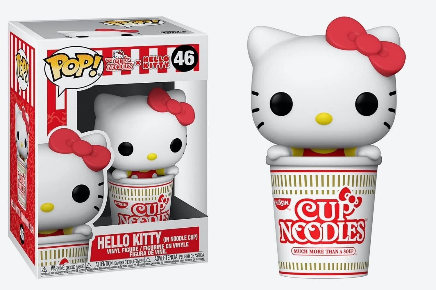 Sanrio- Hello Kitty x Nissin- Hello Kitty in Noodle Cup Pop! Vinyl Figure