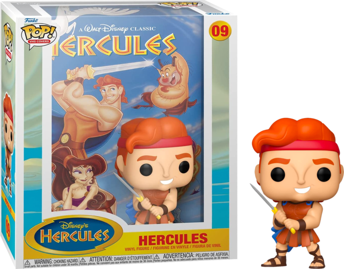 Pre-Order: Hercules (1997) - Hercules with Sword Pop! VHS Covers Pop! Vinyl Figure