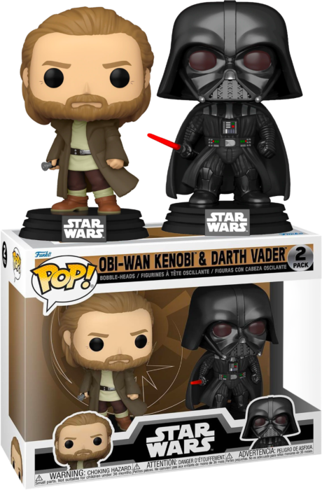Star Wars: Obi-Wan Kenobi - Obi-Wan Kenobi & Darth Vader Pop! Vinyl Figure 2-Pack
