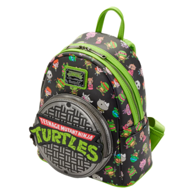 Teenage Mutant Ninja Turtles - Sewer Cap 10” Faux Leather Mini Backpack
