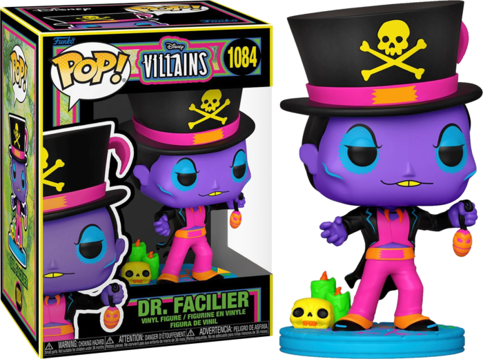The Princess and the Frog - Dr. Facilier Blacklight Pop! Vinyl Figure