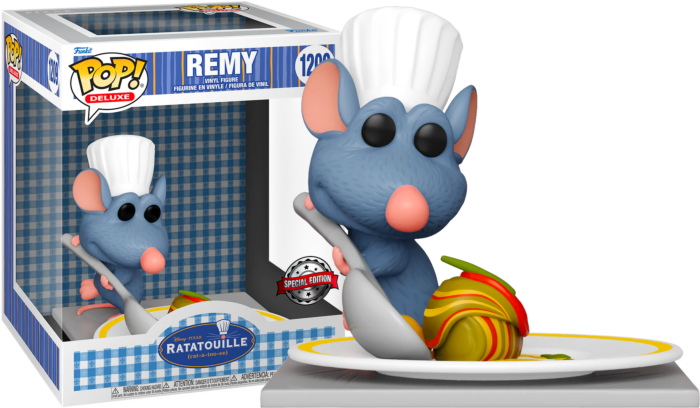 Ratatouille - Remy with Ratatouille Deluxe Pop! Vinyl Figure