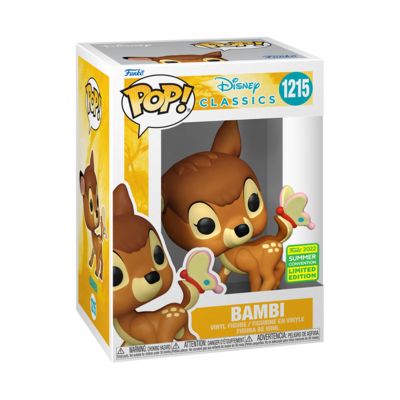 Disney Bambi (1942)​ - Bambi with Butterfly Pop! Vinyl Figure (SDCC Exclusive)