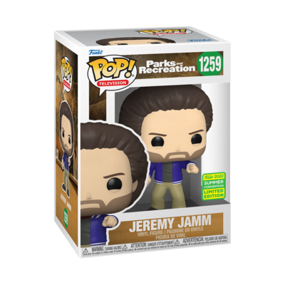 Parks & Recreation - Jeremy Jamm Pop! Vinyl Figure (1 per Customer)
