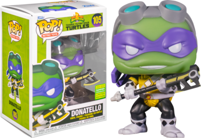 Power Rangers x Teenage Mutant Ninja Turtles - Donatello as Black Ranger Pop! Vinyl Figure