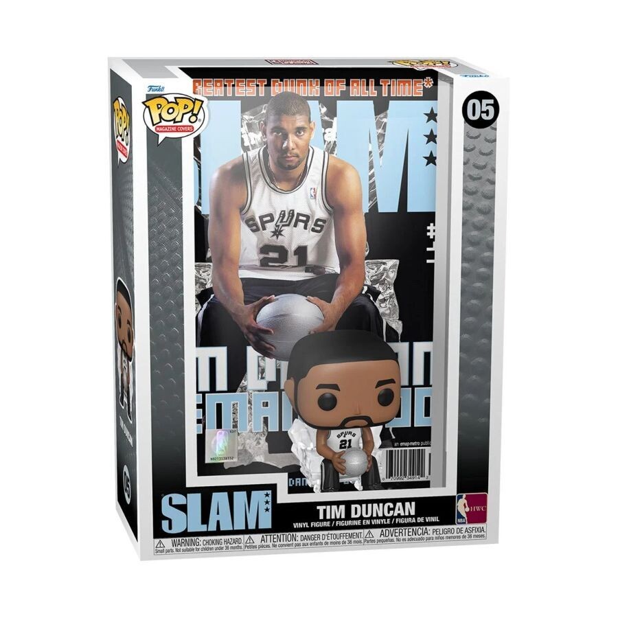 NBA Basketball SLAM - Tim Duncan Pop! Magazine Cover