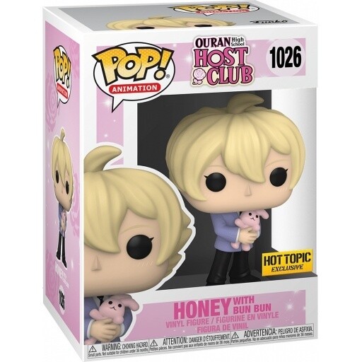 Ouran High School Host Club- Honey with Bun BunPop! Vinyl Figure (Hot Topic Sticker)