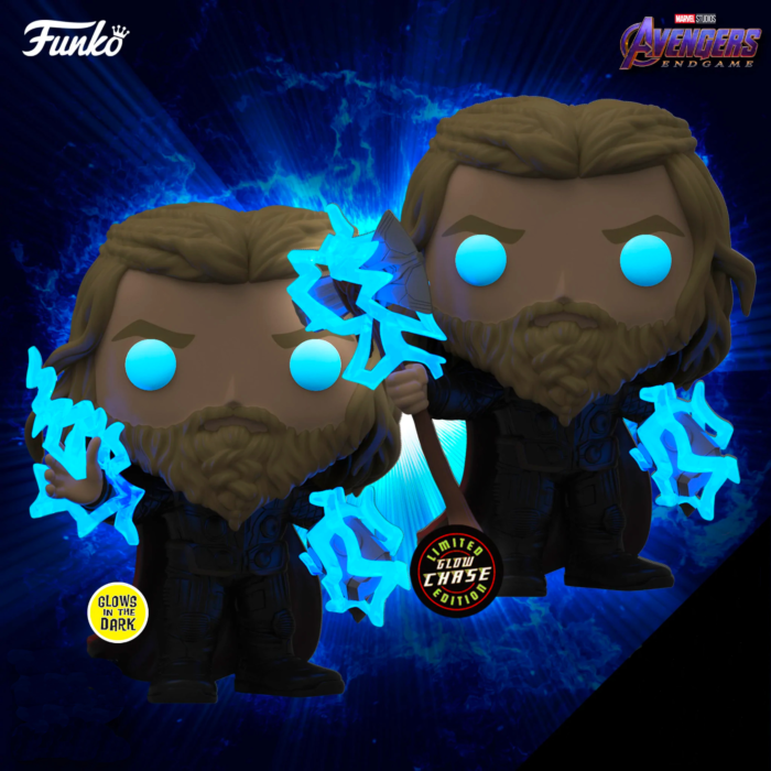 Pre-Order: Avengers 4: Endgame - Thor Chase with Thunder Glow in the Dark Pop! Vinyl Figure Bundle (set of 6)
