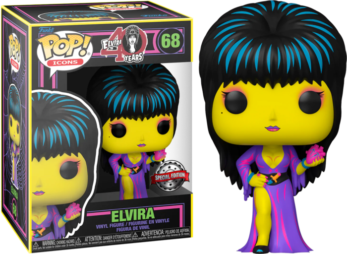 Elvira: Mistress of the Dark - Elvira Blacklight Pop! Vinyl Figure
