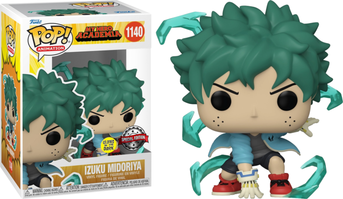 My Hero Academia - Izuku Midoriya (Deku) with Gloves GLOW in the Dark Pop! Vinyl Figure