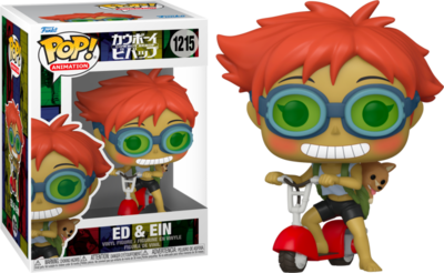 Cowboy Bebop - Ed &amp; Ein on Scooter Pop! Vinyl Figure