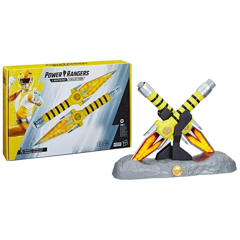 Hasbro Mighty Morphin Power Rangers - Lightning Collection - Yellow Ranger Power Daggers Replica