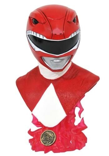 Mighty Morphin Power Rangers Legends in 3D Red Ranger 1/2 Scale Bust