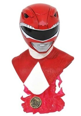 Mighty Morphin Power Rangers Legends in 3D Red Ranger 1/2 Scale Bust