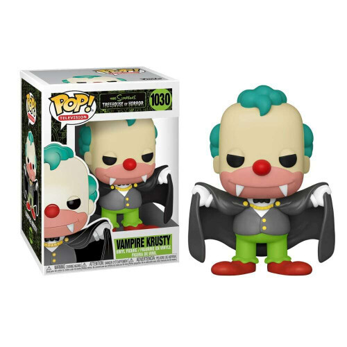 The Simpsons - Vampire Krusty Pop! Vinyl Figure (Box Damaged)