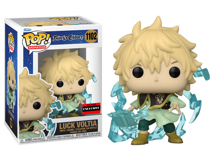 Black Clover- Luck Voltia Pop! Vinyl Figure (AAA Anime Sticker)