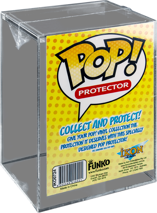 4" Pop! Vinyl - Pop! Protector Acrylic Box Hard Case Pop Protector (2mm Acrylic Box)