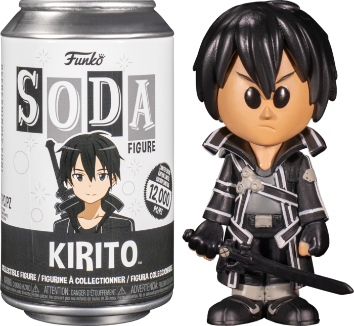 Sword Art Online - Kirito Vinyl SODA Figure in Collector Can (International Edition)