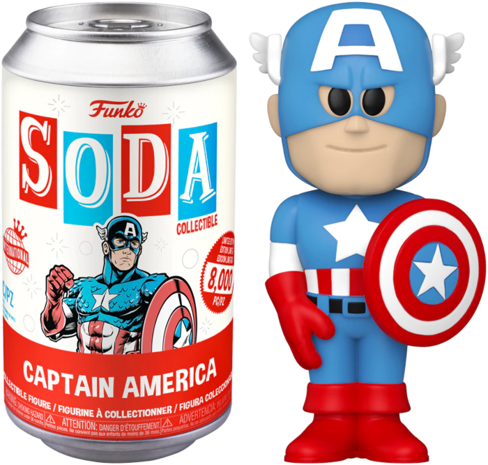 Captain America - Captain America Vinyl SODA Figure in Collector Can (International Edition)