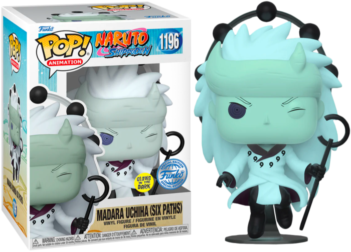 Naruto: Shippuden - Madara Uchiha (Sage of the Six Paths) Glow in the Dark Pop! Vinyl Figure