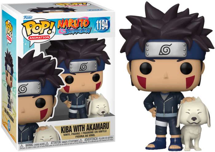 Naruto: Shippuden - Kiba with Akamaru Pop! Vinyl Figure