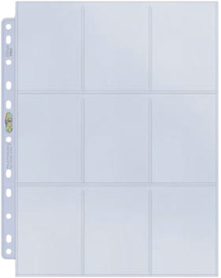 Ultra Pro - 9 Pocket Pages Card Album Sleeves (Single Unit)
