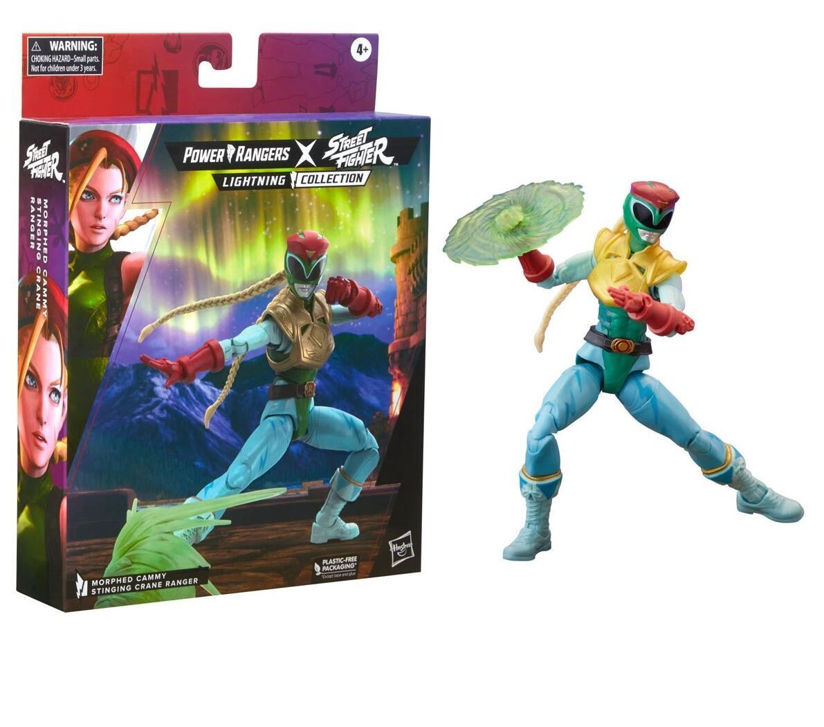 Power Rangers X Street Fighter Lightning Collection Morphed Cammy Stinging Crane Ranger 6-Inch Action Figure
