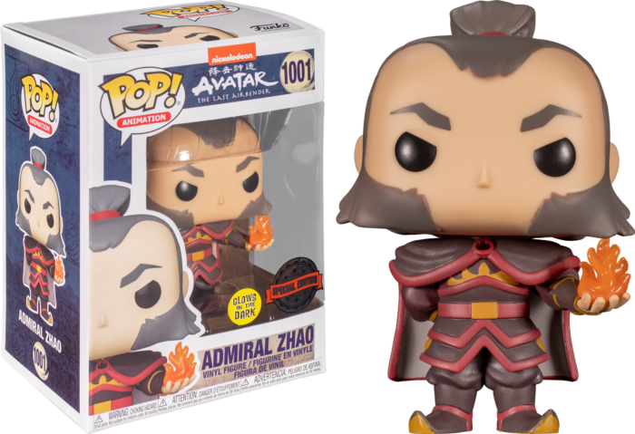 Avatar: The Last Airbender - Admiral Zhao with Fireball Glow in the Dark Pop! Vinyl Figure