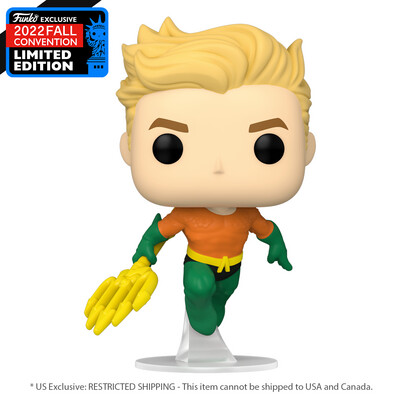 DC - Aquaman Classic Comic Pop! Vinyl Figure NYCC 2022 - alternate product image 2