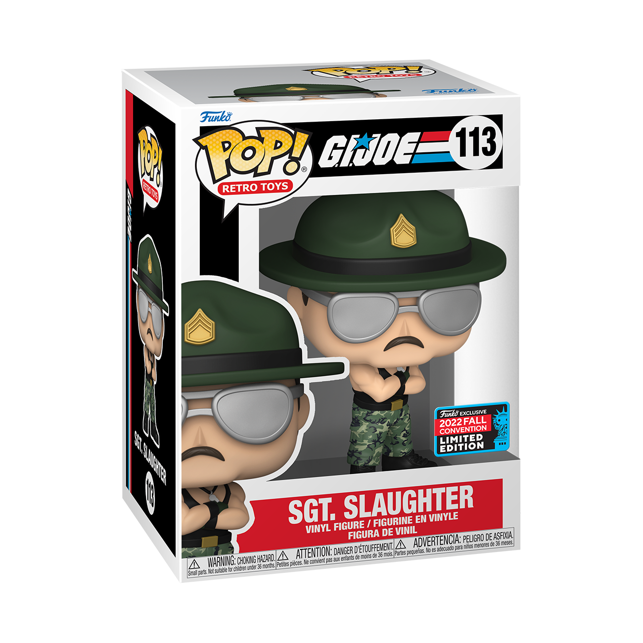G.I. Joe - Sgt Slaughter Pop! Vinyl Figure NYCC 2022