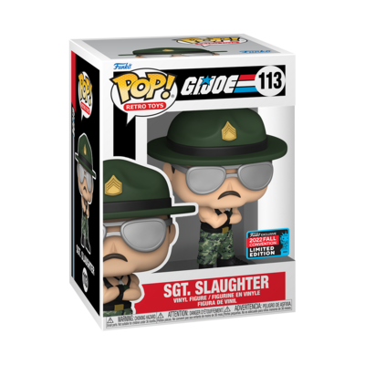 G.I. Joe - Sgt Slaughter Pop! Vinyl Figure NYCC 2022