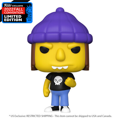 Simpsons - Jimbo Jones Pop! Vinyl Figure NYCC 2022 - alternate product image 2