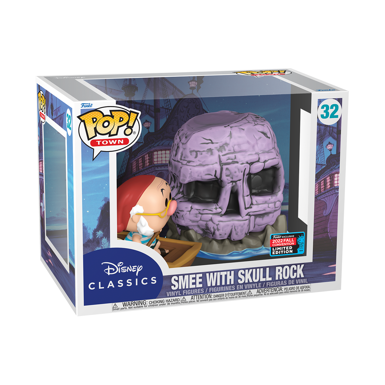 Peter Pan (1953) - SkullRockSmee Pop! Town Pop! Vinyl Figure NYCC 2022
