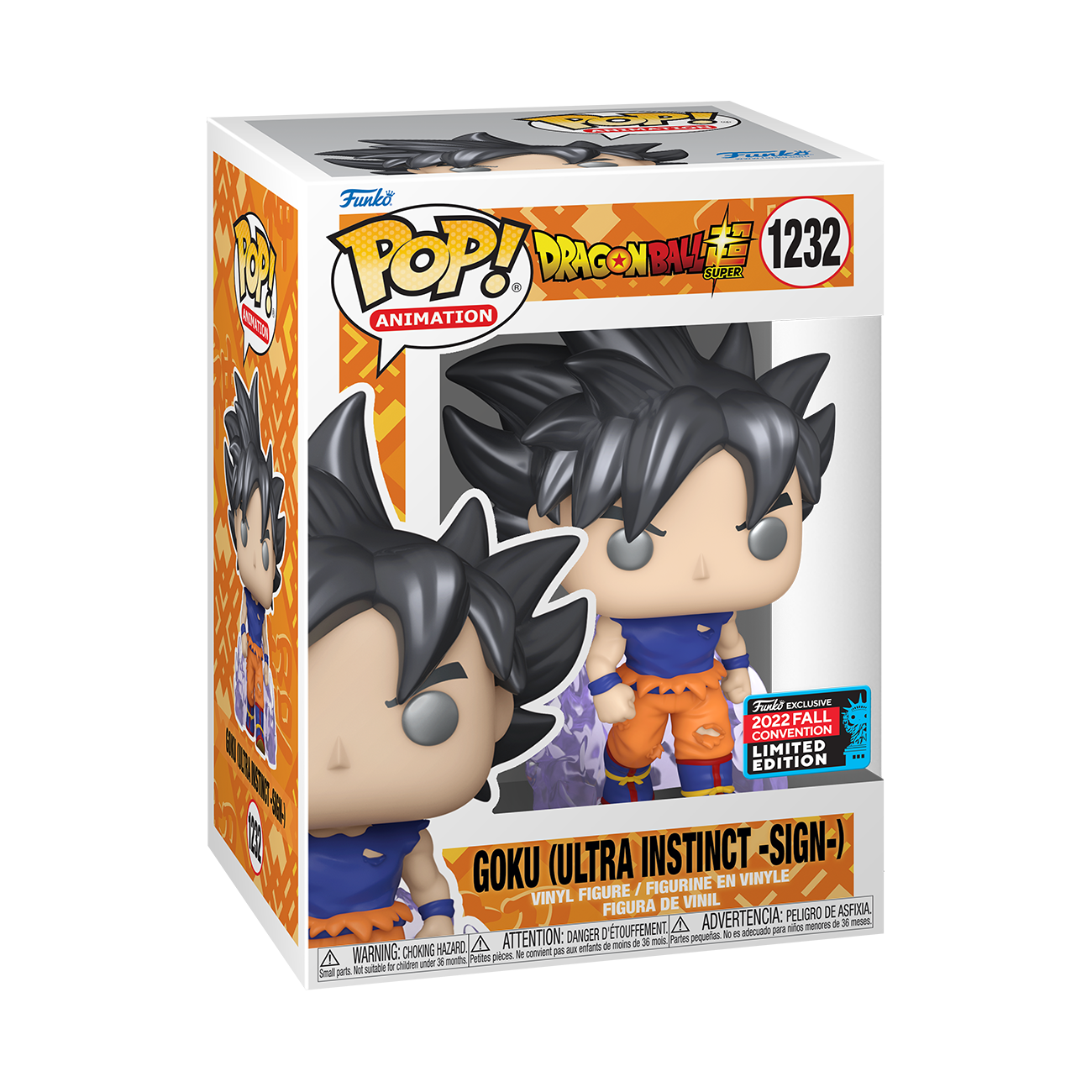 Dragon Ball Super - Goku UI Sign Metallic Pop! Vinyl Figure NYCC 2022 (Box Damaged)