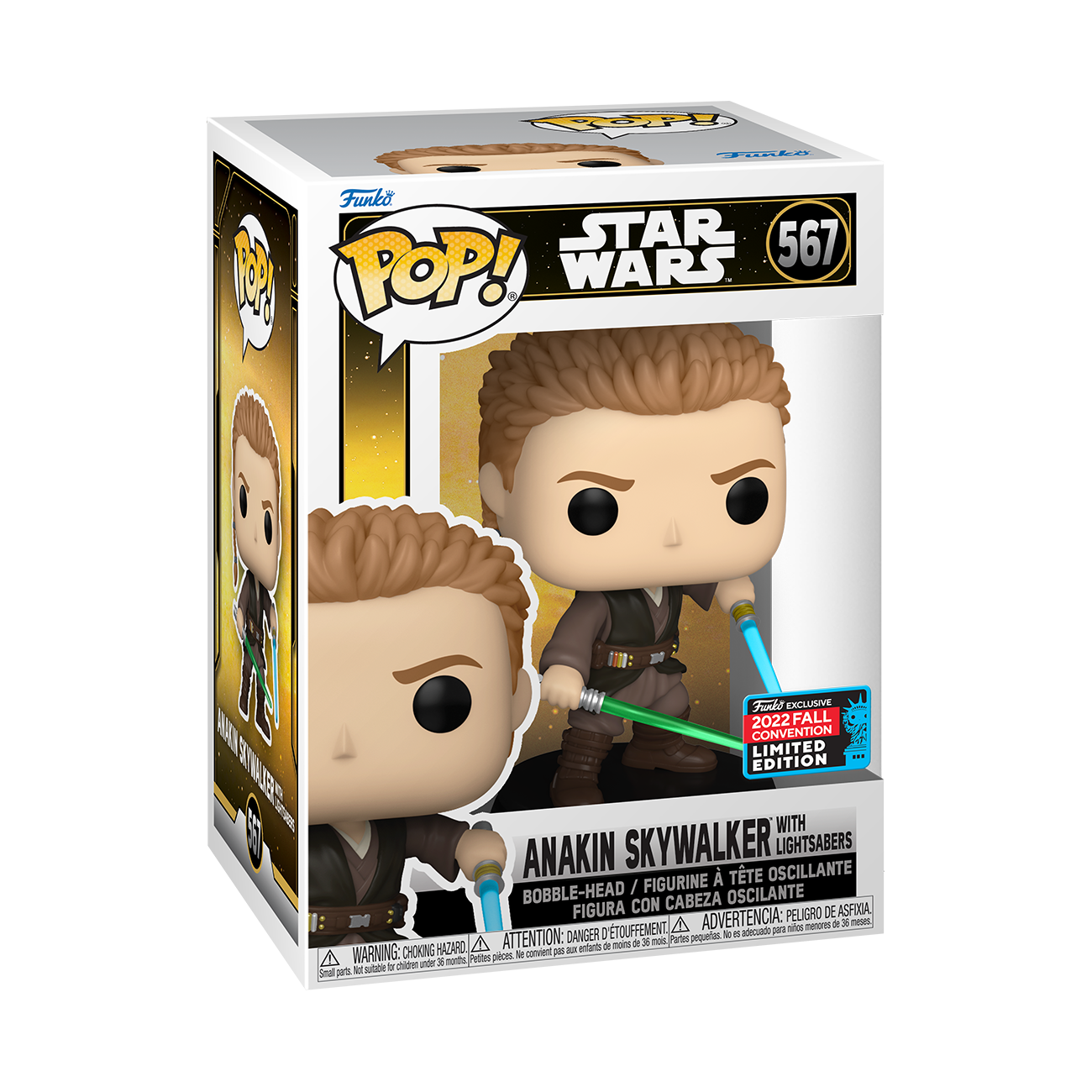 Star Wars - Anakin Dual Sabers Pop! Vinyl Figure NYCC 2022