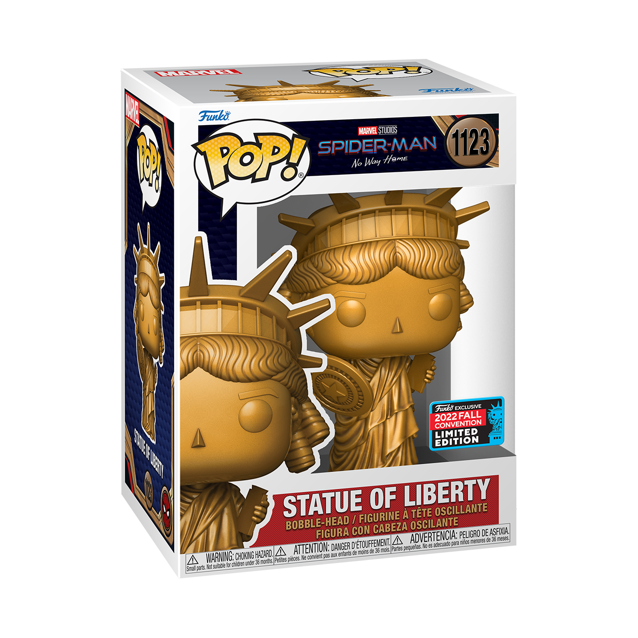 Spiderman: NWH - Lady Liberty With Shield Pop! Vinyl Figure NYCC 2022
