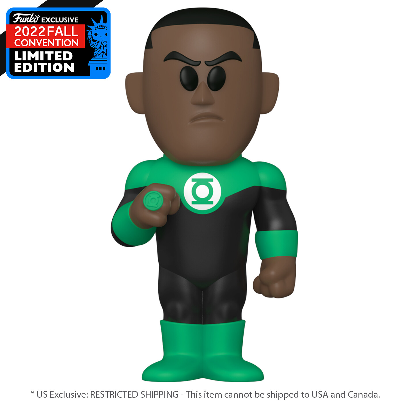 DC - Green Lantern John Stewart Vinyl Soda Figure NYCC 2022
