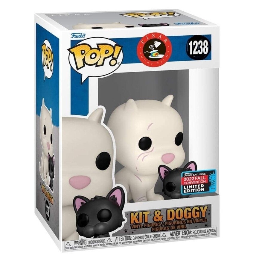 Pixar - Kitbull with cat Pop! Vinyl Figure NYCC 2022 ( US imported)