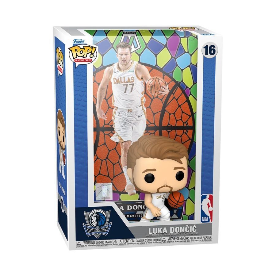 NBA Basketball - Luka Doncic Dallas Mavericks Panini Mosaic Pop! Trading Cards Vinyl Figure