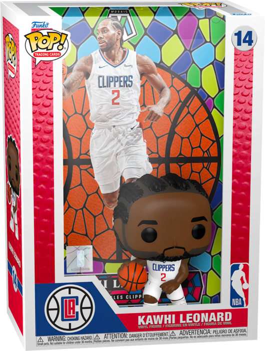 NBA Basketball - Kawhi Leonard Los Angeles Clippers Panini Mosaic Pop! Trading Cards Vinyl Figure