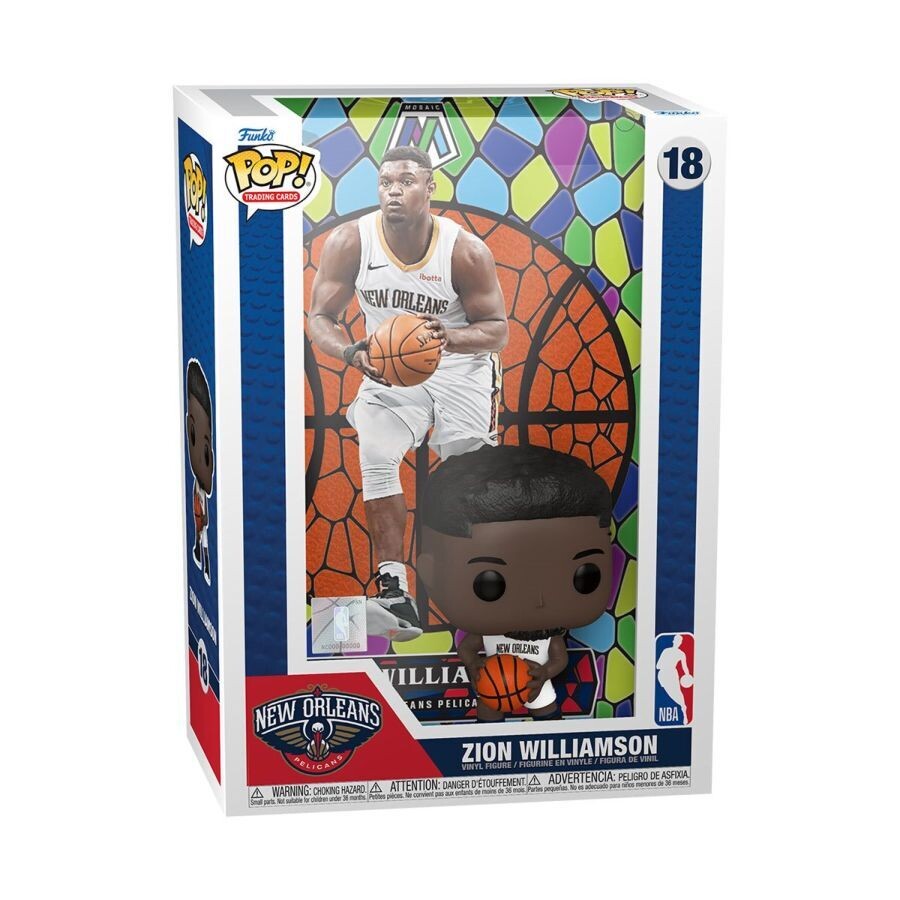 NBA Basketball - Zion Williamson New Orleans Pelicans Panini Mosaic Pop! Trading Cards Vinyl Figure