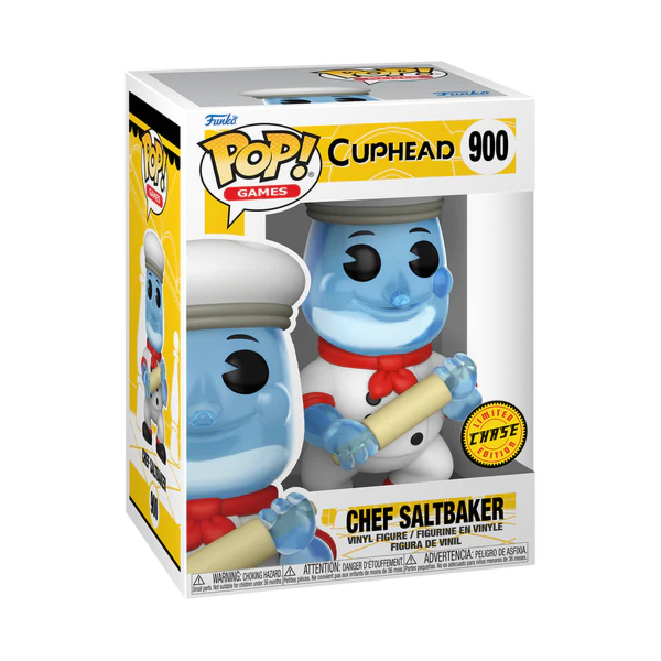 Cuphead Chase - Chef Saltbaker Pop! Vinyl Figure Bundle of 6 (set of 6 Pops)